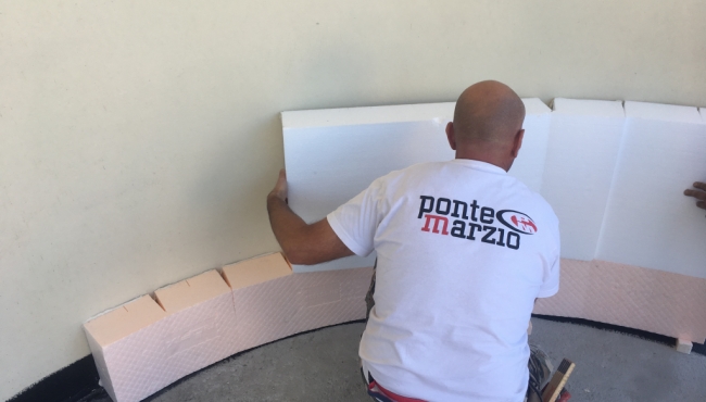 Isolamento termico a cappotto - Ponte Marzio